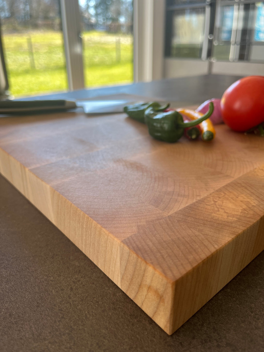 Stirnholz Schneidebrett aus Ahorn