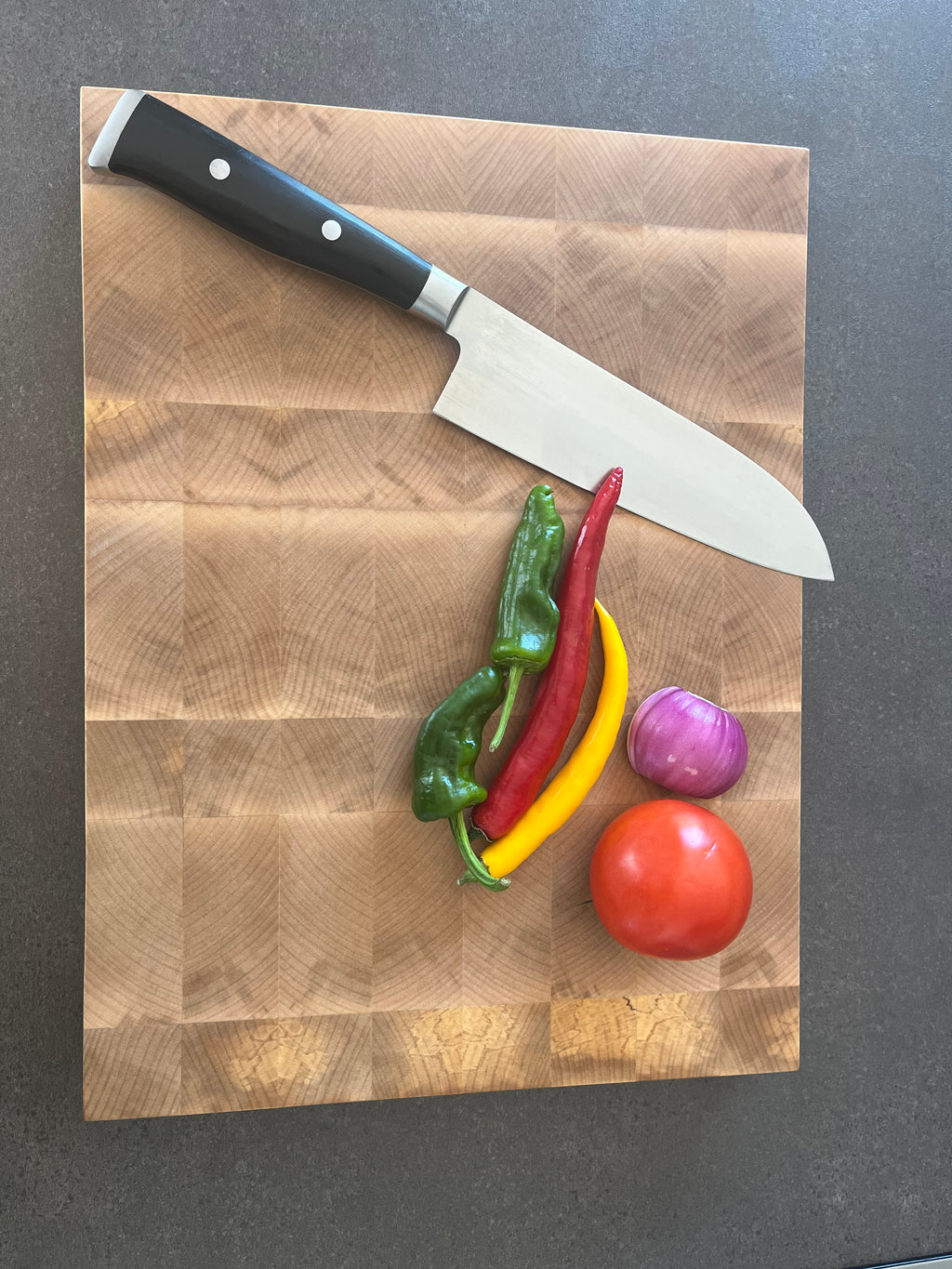 Stirnholz Schneidebrett aus Ahorn